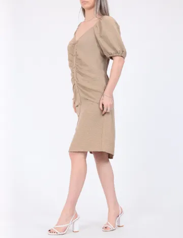 Rochie scurta Vero Moda, maro