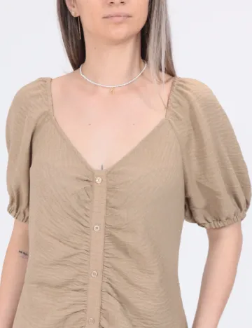 Rochie scurta Vero Moda, maro