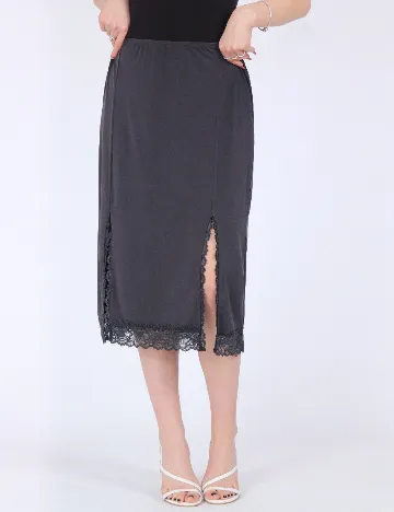 Fusta Vero Moda, gri