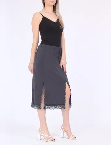Fusta Vero Moda, gri