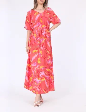 Rochie medie Vero Moda, portocaliu