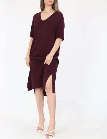Rochie medie Vero Moda, visiniu