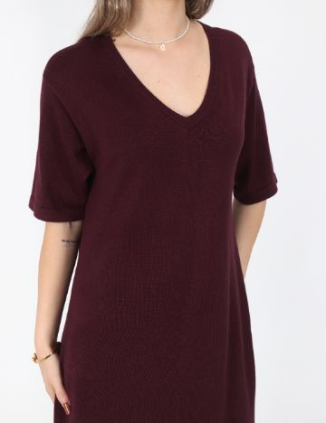 Rochie medie Vero Moda, visiniu