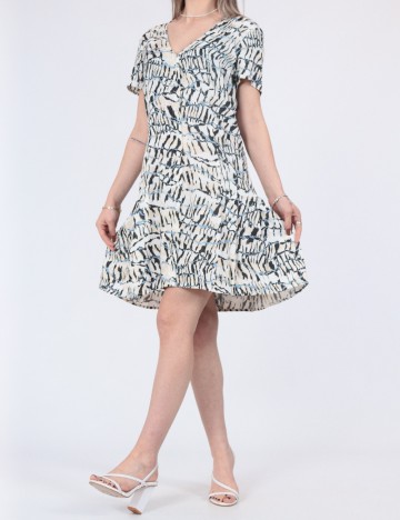 Rochie scurta Vero Moda, ecru