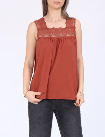 Bluza Vero Moda, caramiziu