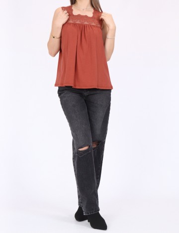 Bluza Vero Moda, caramiziu