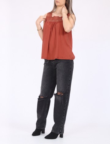Bluza Vero Moda, caramiziu
