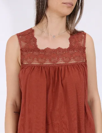 Bluza Vero Moda, caramiziu