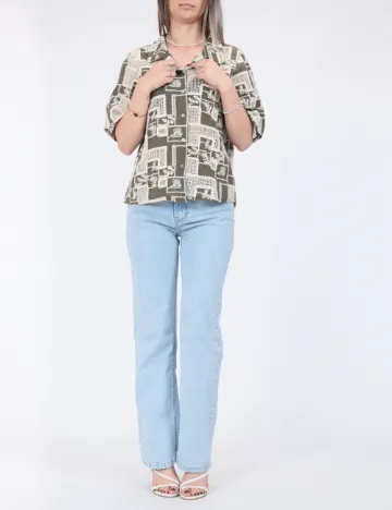 Camasa Vero Moda, kaki
