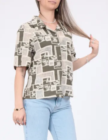 Camasa Vero Moda, kaki