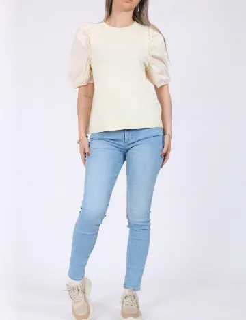 Bluza Vero Moda, crem