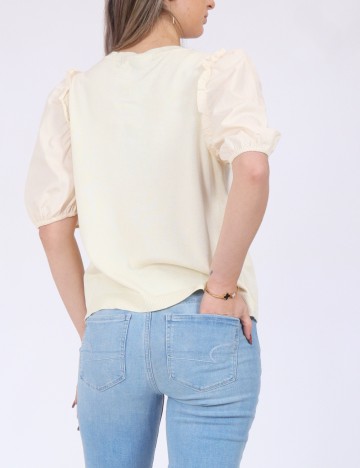 Bluza Vero Moda, crem