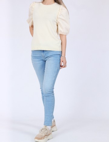 Bluza Vero Moda, crem