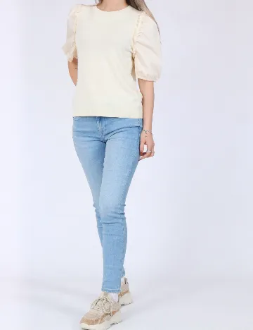 Bluza Vero Moda, crem