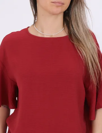 Bluza Oversize Vero Moda, rosu
