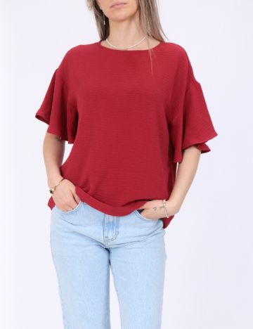Bluza Oversize Vero Moda, rosu
