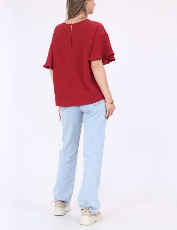 Bluza Oversize Vero Moda, rosu