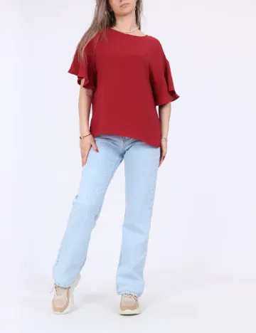 Bluza Oversize Vero Moda, rosu