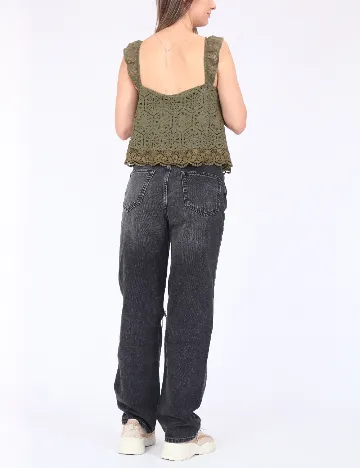 Top Vero Moda, verde