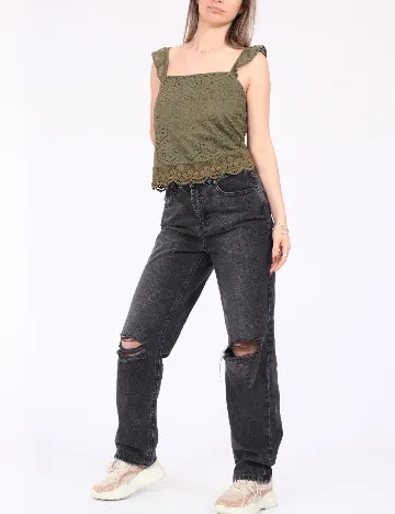 Top Vero Moda, verde