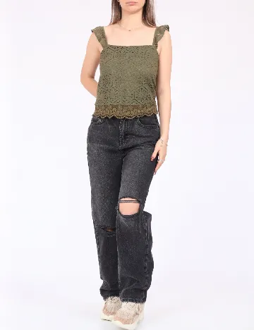 Top Vero Moda, verde