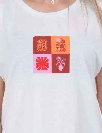 Tricou Vero Moda, alb