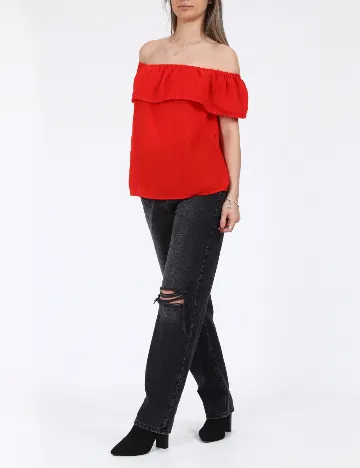 Bluza Vero Moda, rosu