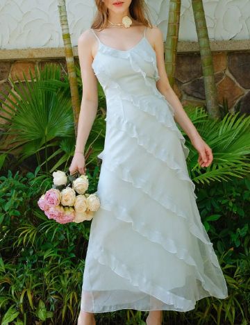 Rochie lunga SHEIN, verde