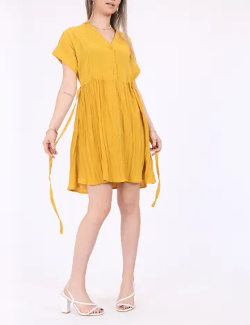 Rochie scurta Vero Moda, galben