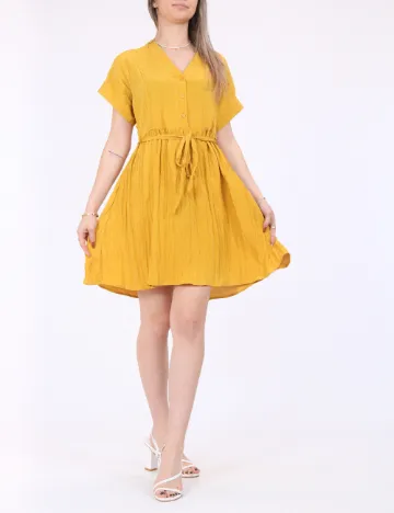 Rochie scurta Vero Moda, galben