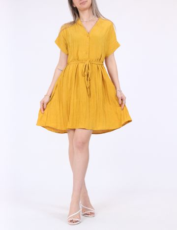 Rochie scurta Vero Moda, galben