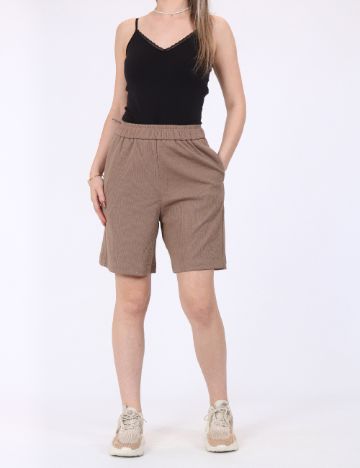 Pantaloni scurti SHEIN, maro
