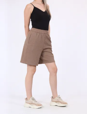 Pantaloni scurti SHEIN, maro