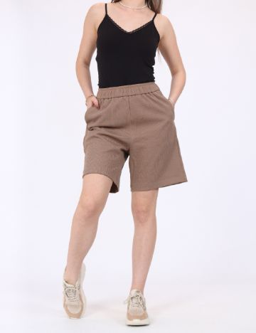 Pantaloni scurti SHEIN, maro