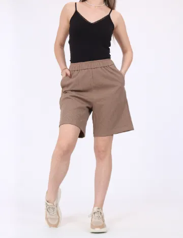 Pantaloni scurti SHEIN, maro