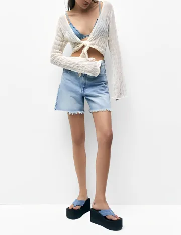 Bluza Pull&Bear, ecru