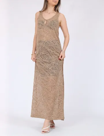 Rochie lunga Vero Moda, maro