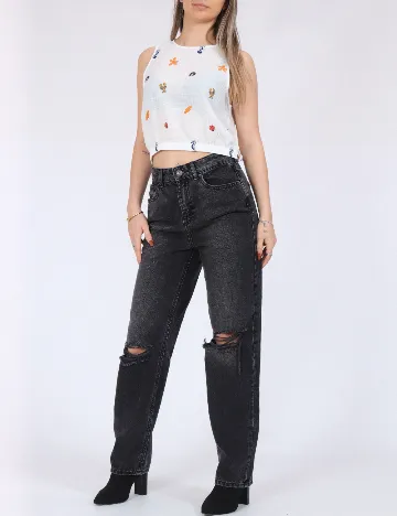 Top Vero Moda, alb