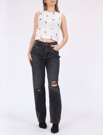 Top Vero Moda, alb