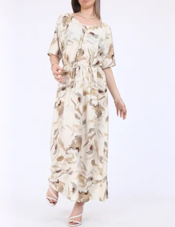 Rochie lunga Vero Moda, crem