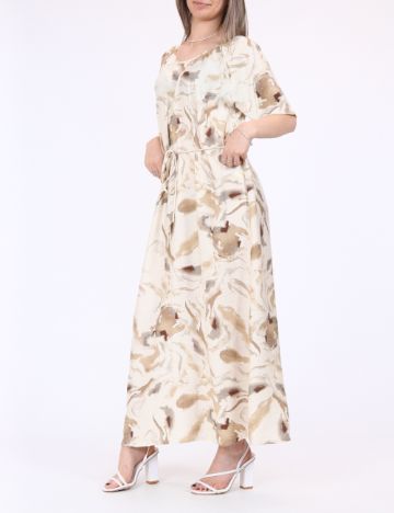 Rochie lunga Vero Moda, crem