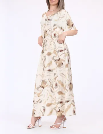Rochie lunga Vero Moda, crem