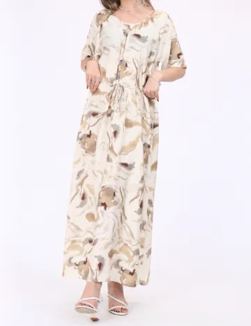 Rochie lunga Vero Moda, crem