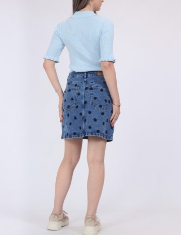 Fusta Vero Moda, albastru