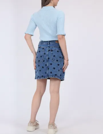 Fusta Vero Moda, albastru