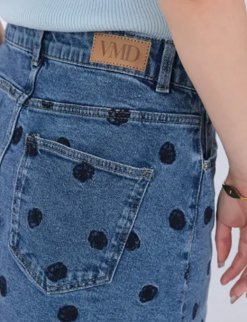 Fusta Vero Moda, albastru
