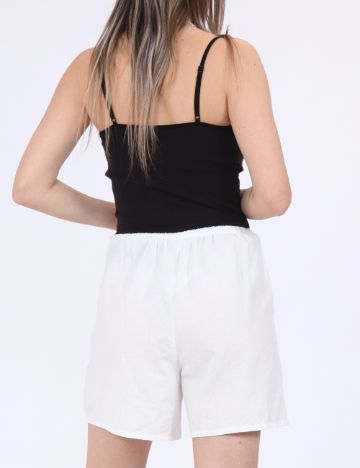 Pantaloni scurti Vero Moda, alb