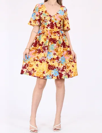 Rochie scurta Vero Moda, mix culori