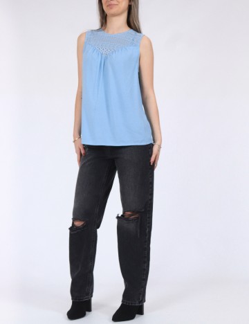 Bluza Vero Moda, bleu