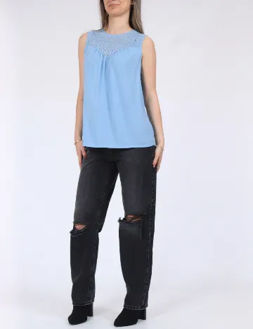 Bluza Vero Moda, bleu